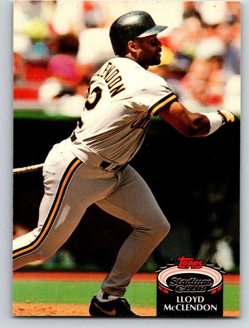 1992 Stadium Club #302 Lloyd McClendon Mint Image 1