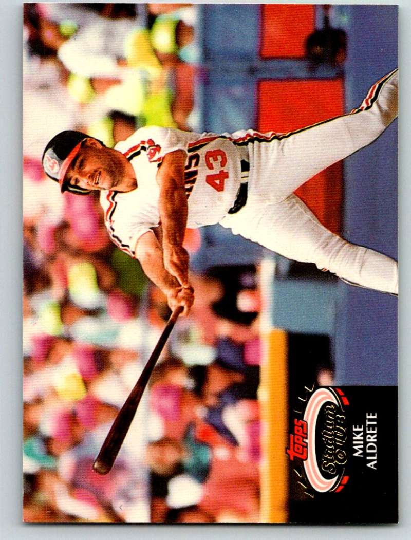 1992 Stadium Club #305 Mike Aldrete Mint Image 1