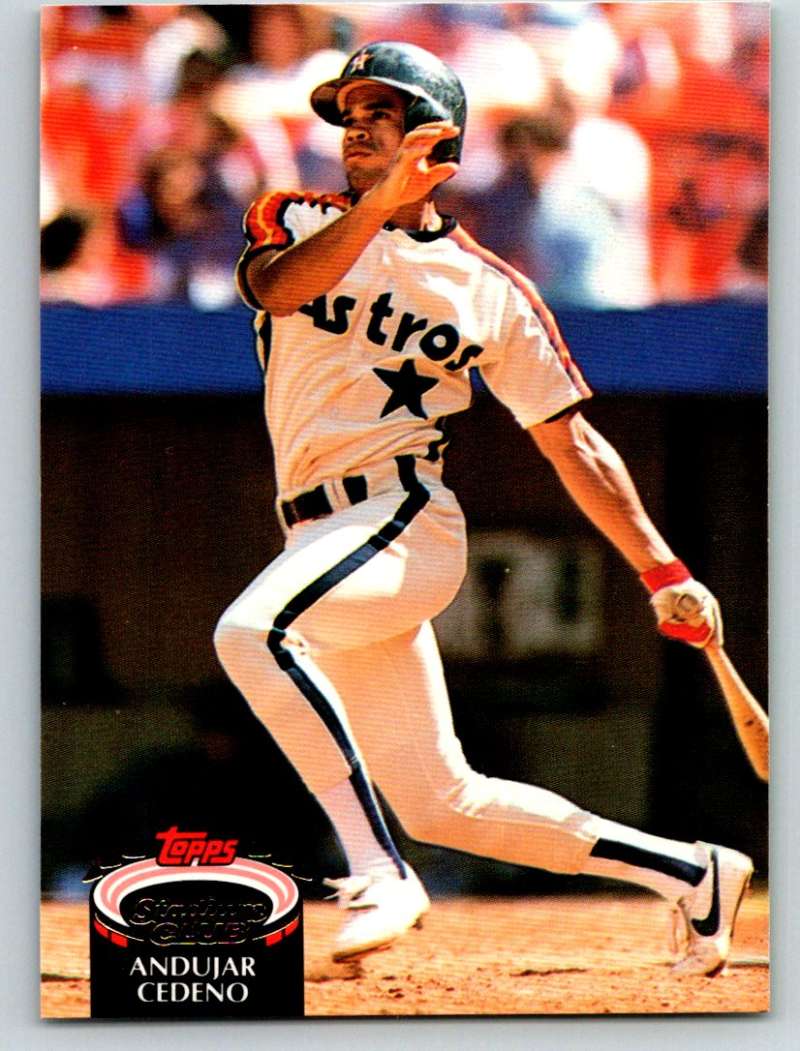 1992 Stadium Club #310 Andujar Cedeno Mint Image 1