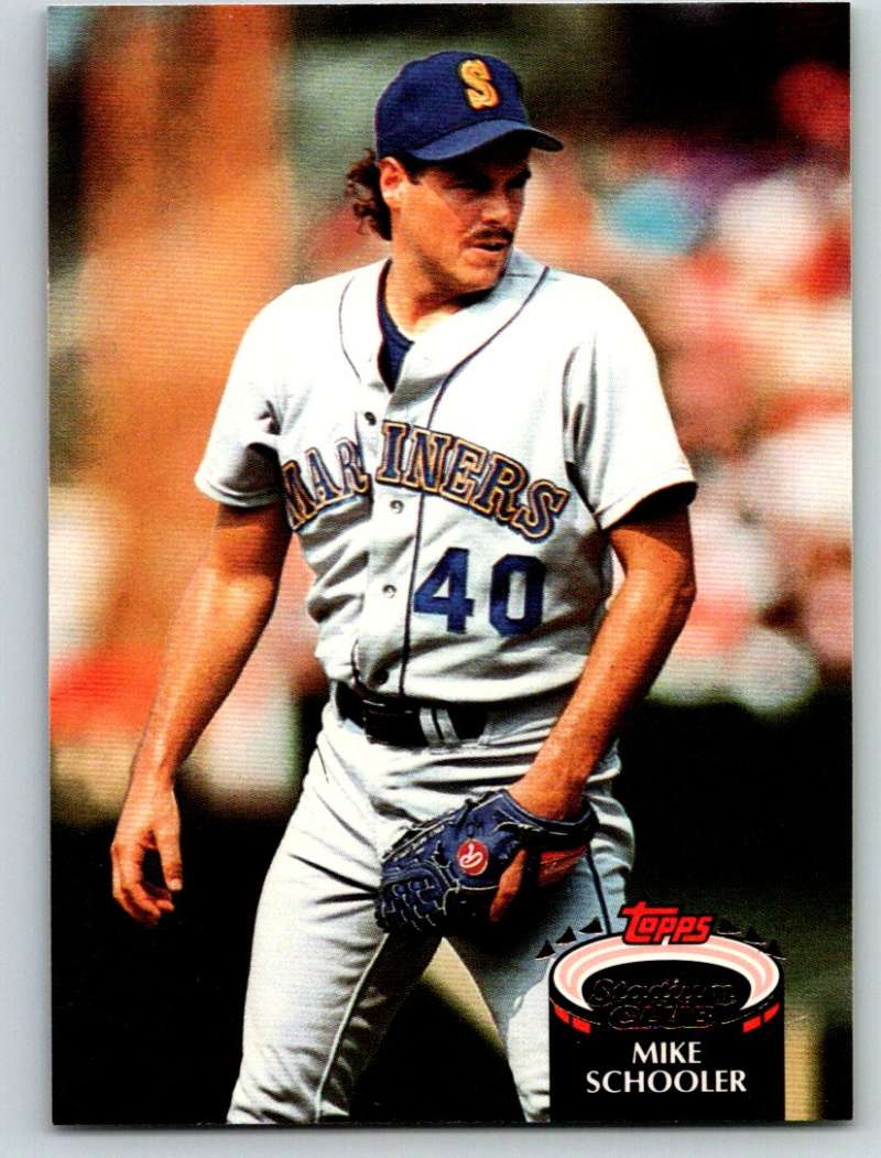 1992 Stadium Club #313 Mike Schooler Mint Image 1