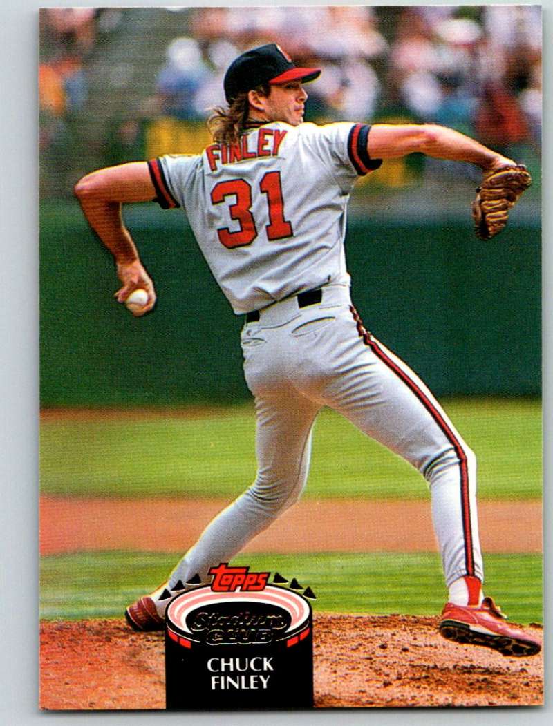 1992 Stadium Club #315 Chuck Finley Mint Image 1