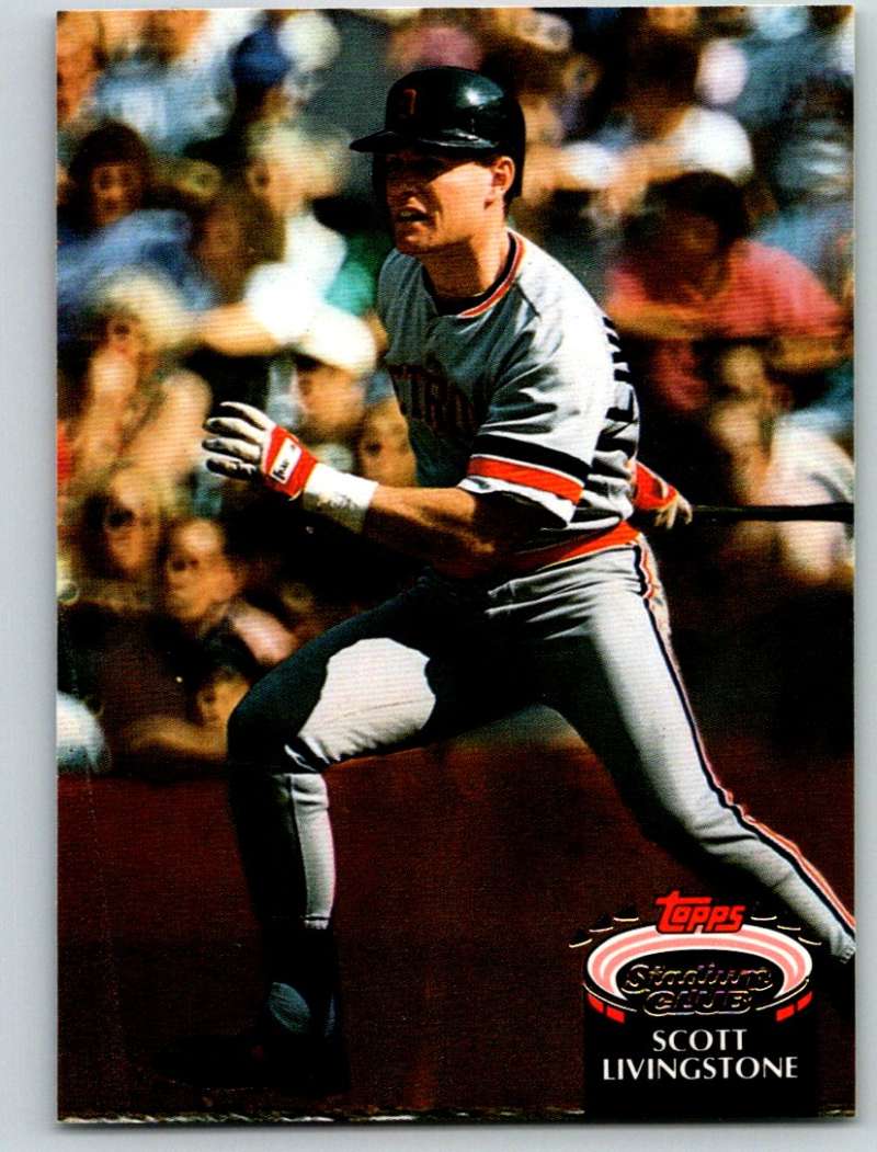 1992 Stadium Club #317 Scott Livingstone Mint Image 1