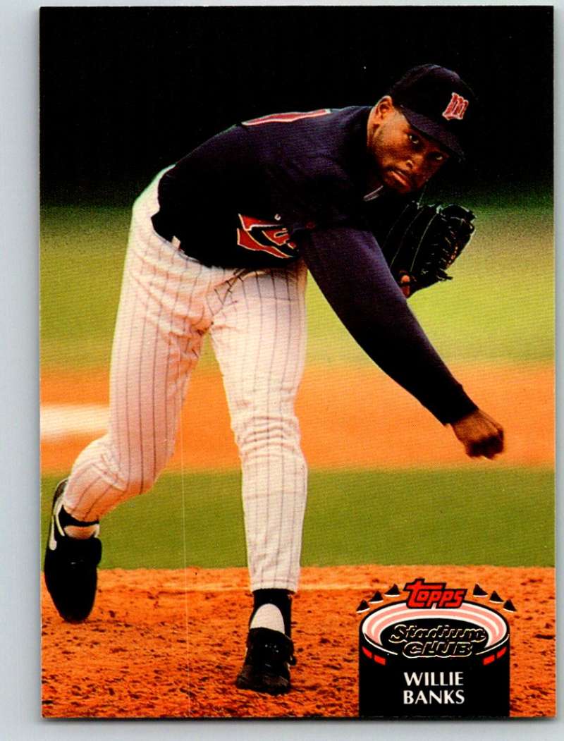 1992 Stadium Club #321 Willie Banks Mint Image 1