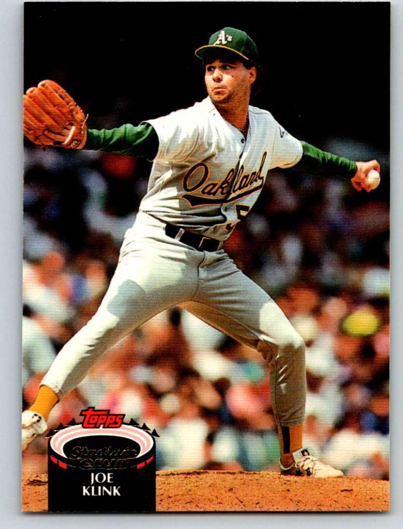 1992 Stadium Club #326 Joe Klink Mint Image 1