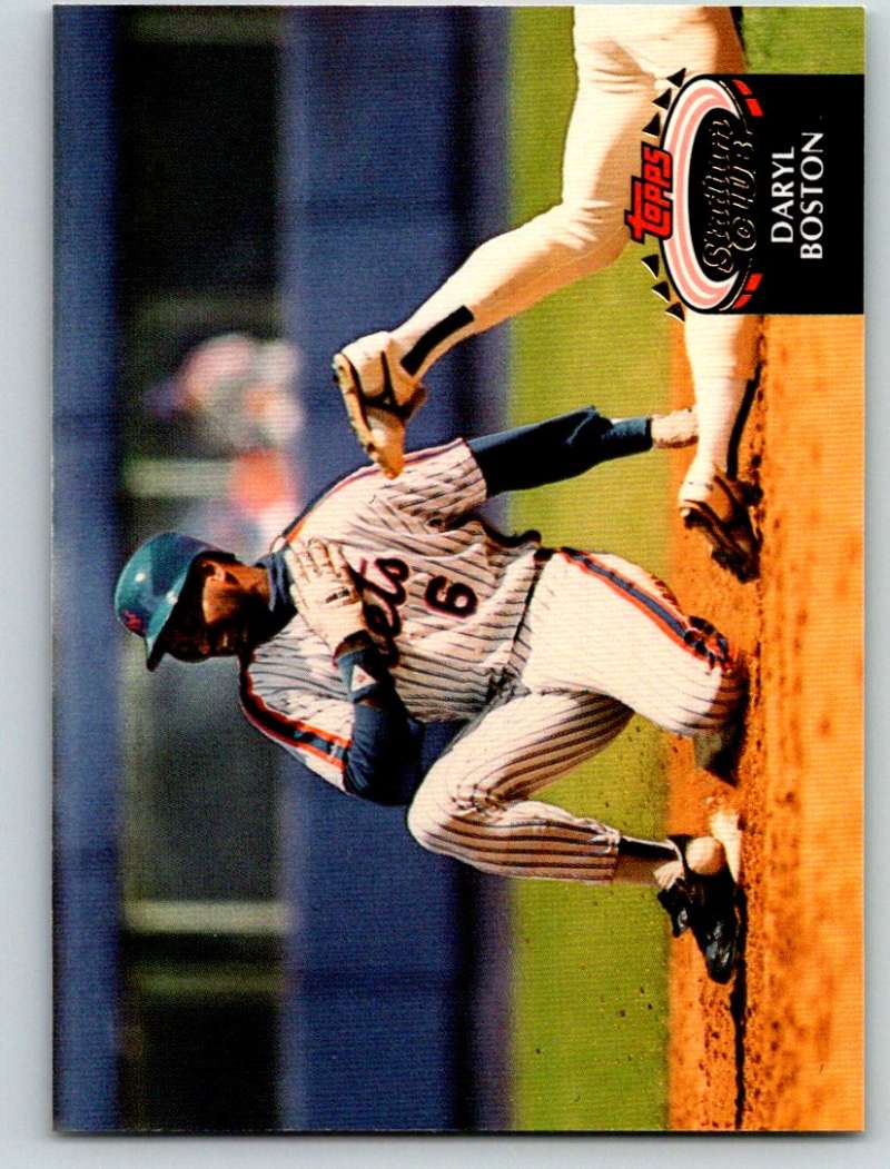 1992 Stadium Club #328 Daryl Boston Mint Image 1