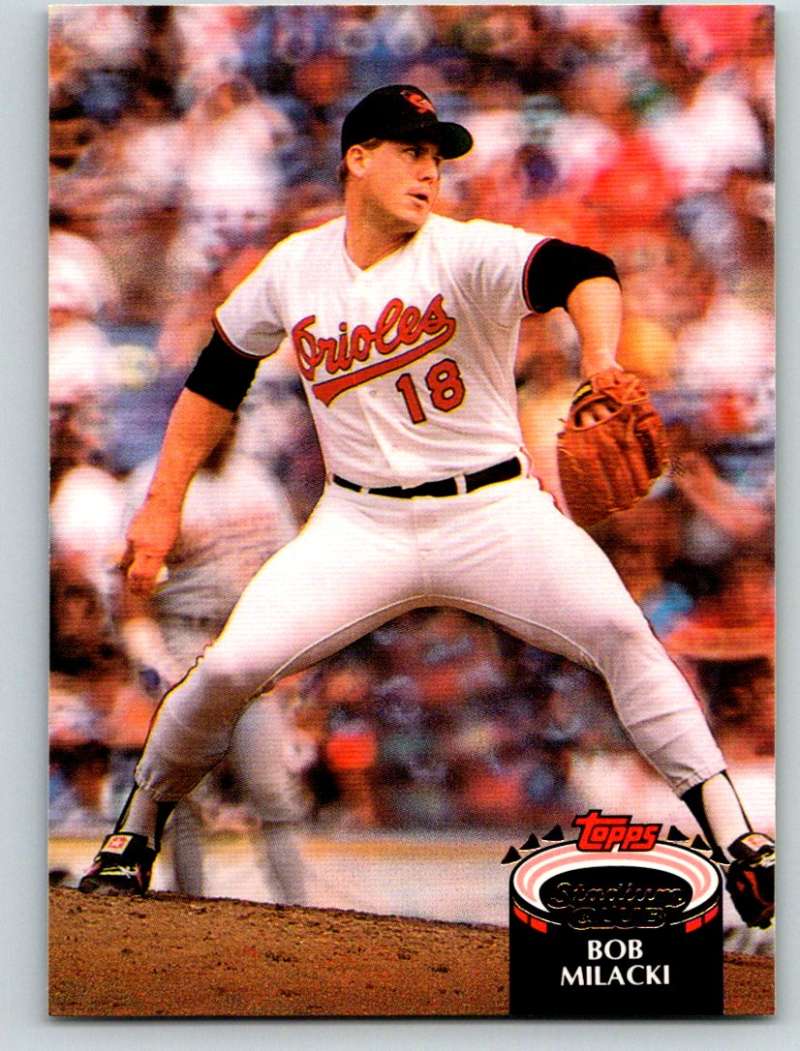 1992 Stadium Club #331 Bob Milacki Mint Image 1