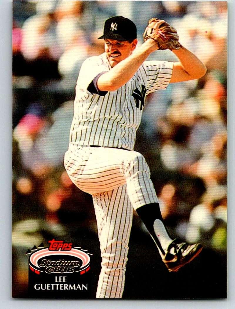 1992 Stadium Club #346 Lee Guetterman Mint Image 1