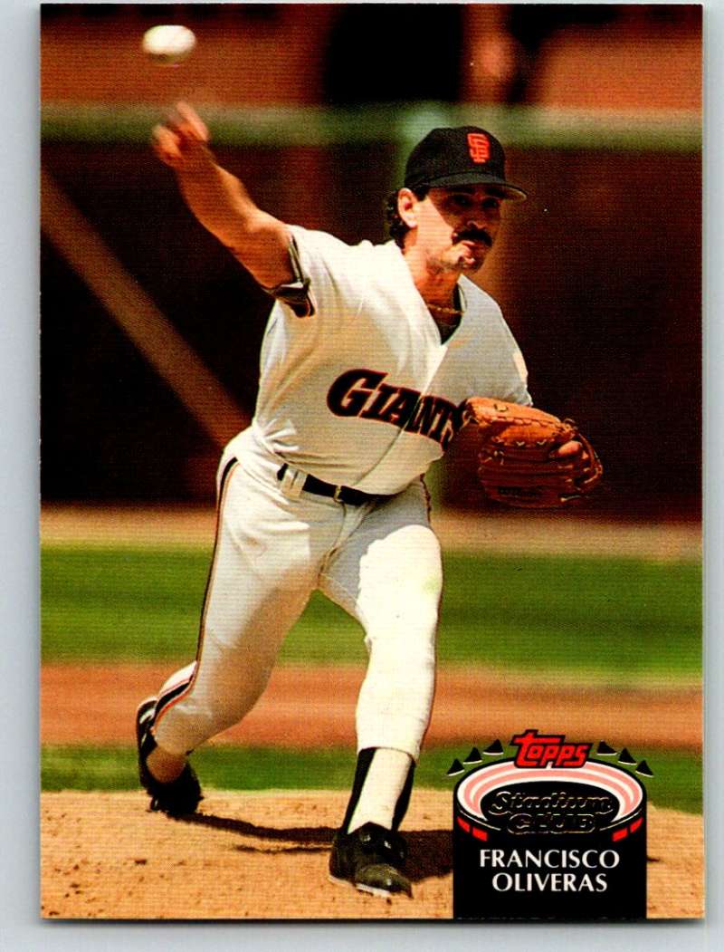 1992 Stadium Club #347 Francisco Oliveras Mint Image 1
