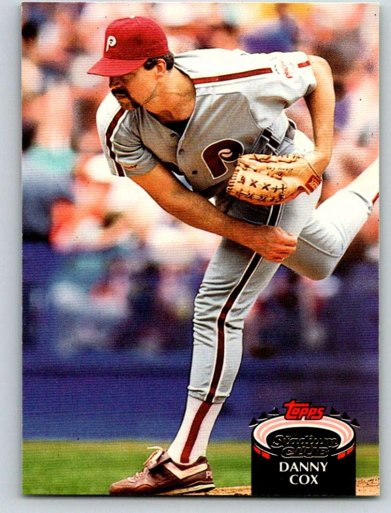 1992 Stadium Club #351 Danny Cox Mint Image 1