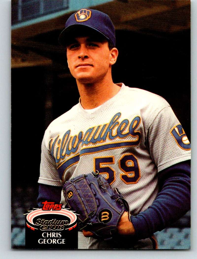 1992 Stadium Club #354 Chris George Mint Image 1