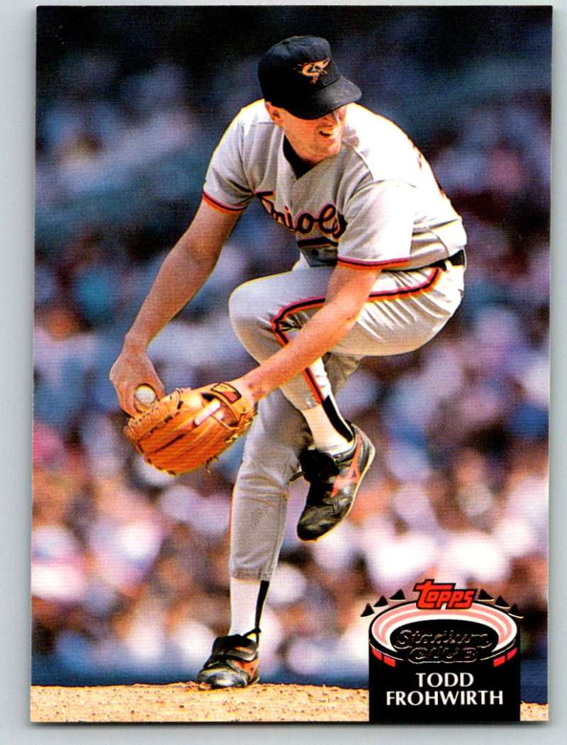 1992 Stadium Club #358 Todd Frohwirth Mint Image 1
