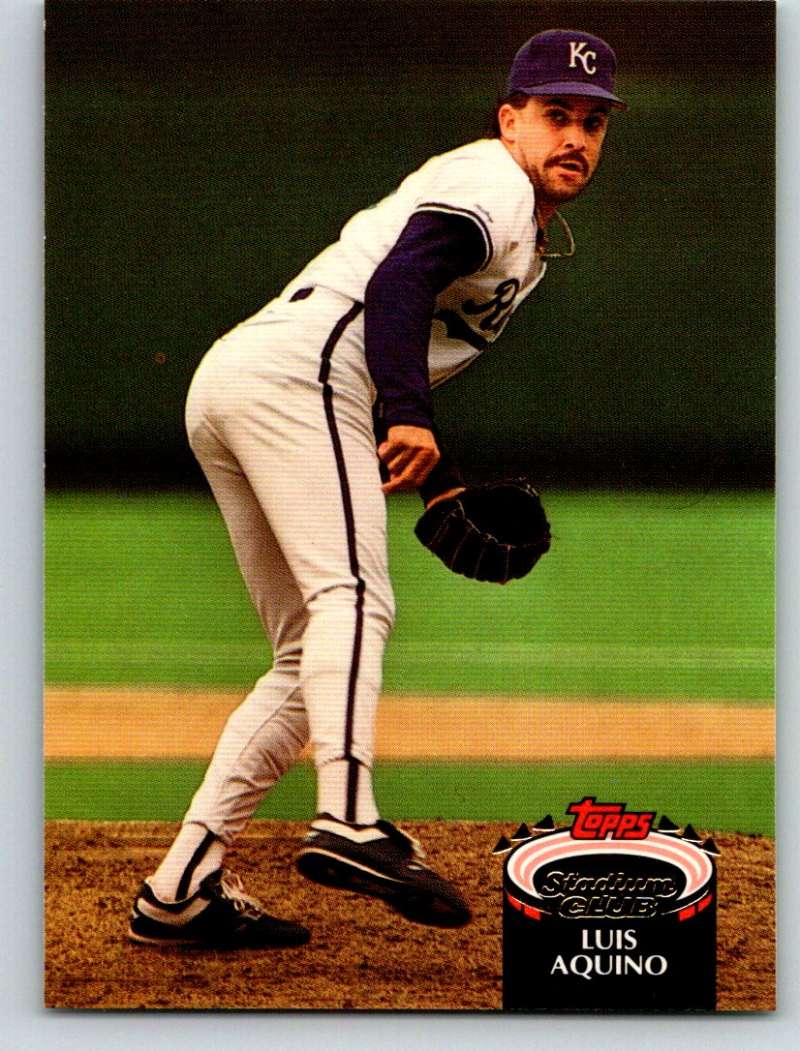 1992 Stadium Club #365 Luis Aquino Mint Image 1