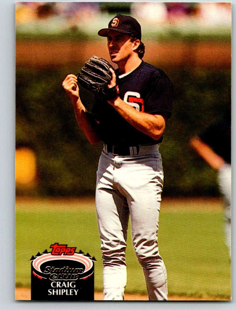1992 Stadium Club #374 Craig Shipley Mint Image 1