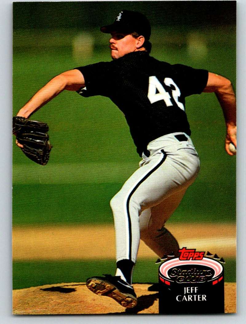 1992 Stadium Club #381 Jeff Carter Mint Image 1