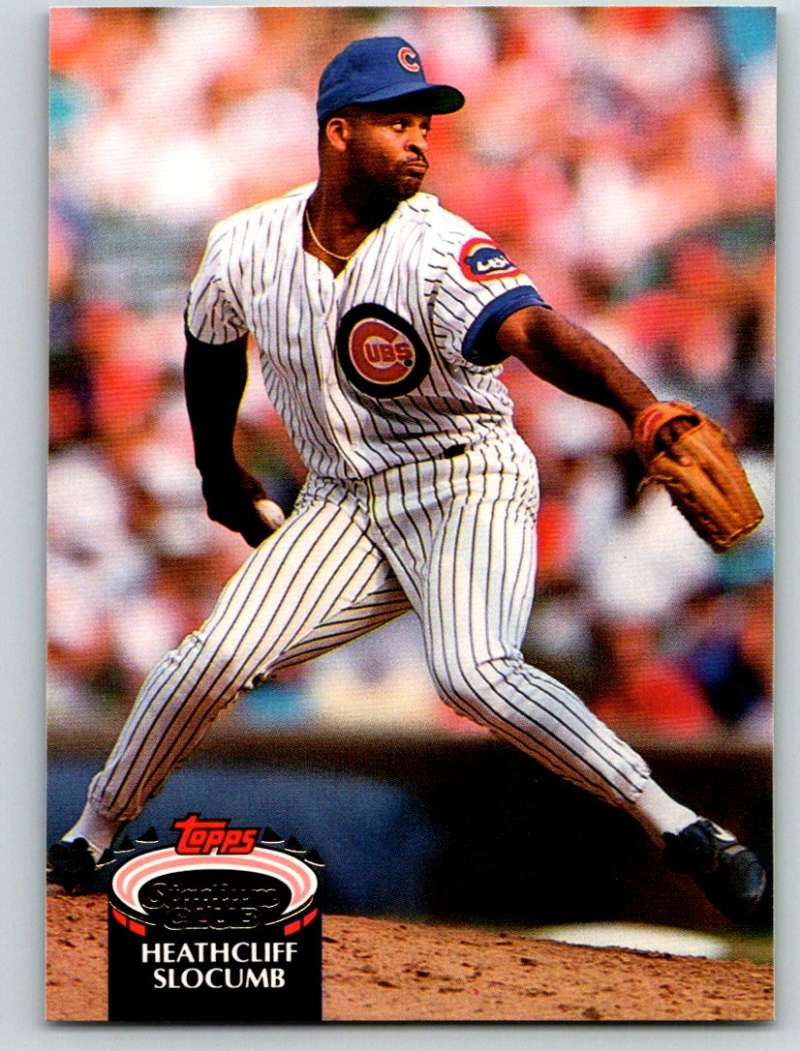1992 Stadium Club #382 Heathcliff Slocumb Mint Image 1