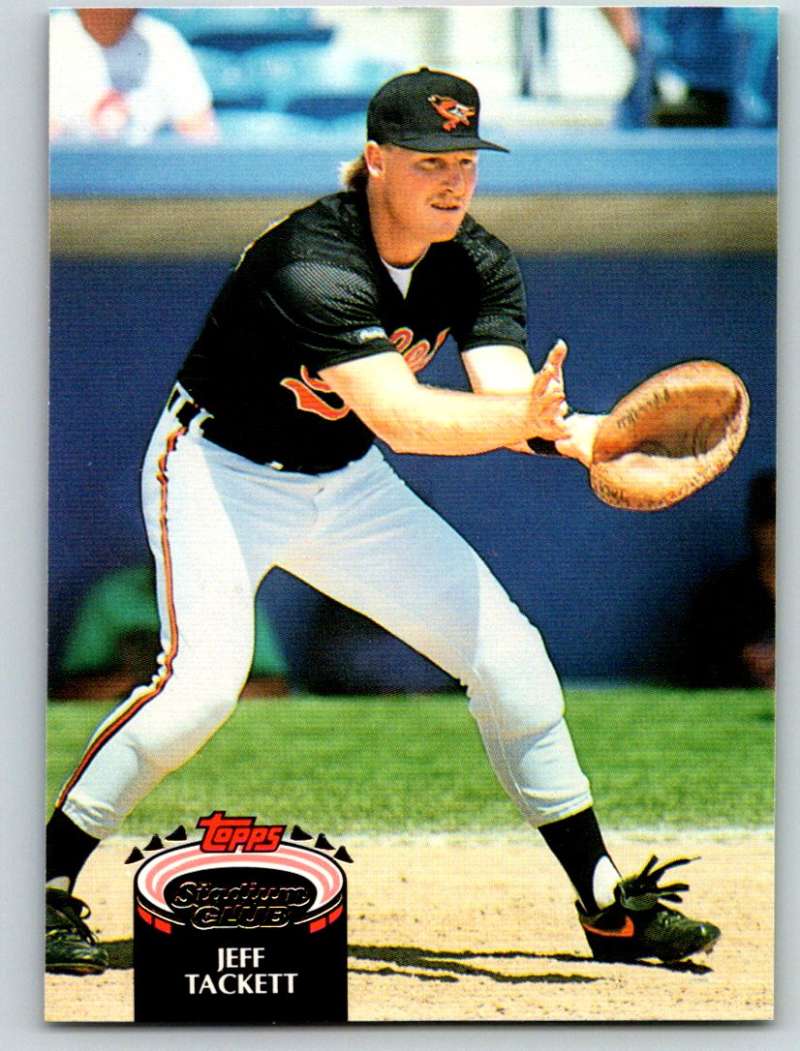 1992 Stadium Club #383 Jeff Tackett Mint Image 1