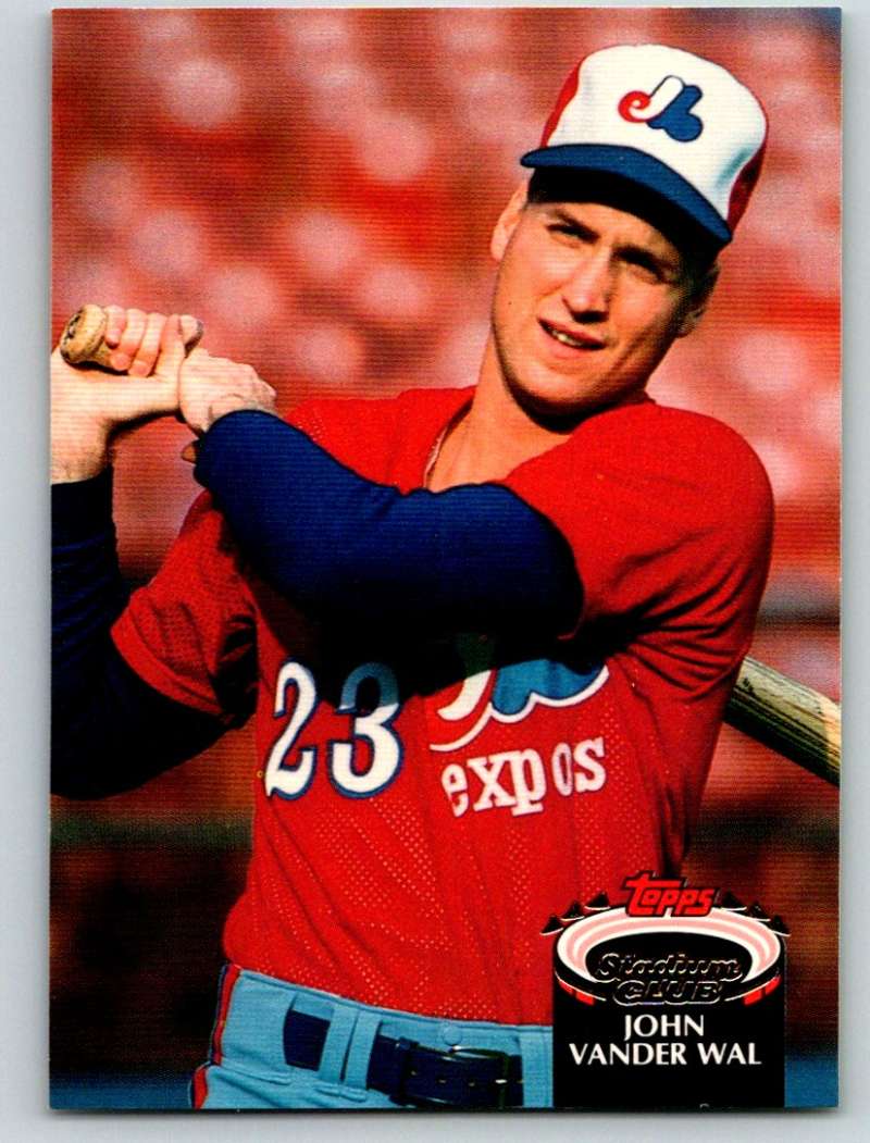 1992 Stadium Club #385 John Vander Wal Mint Image 1