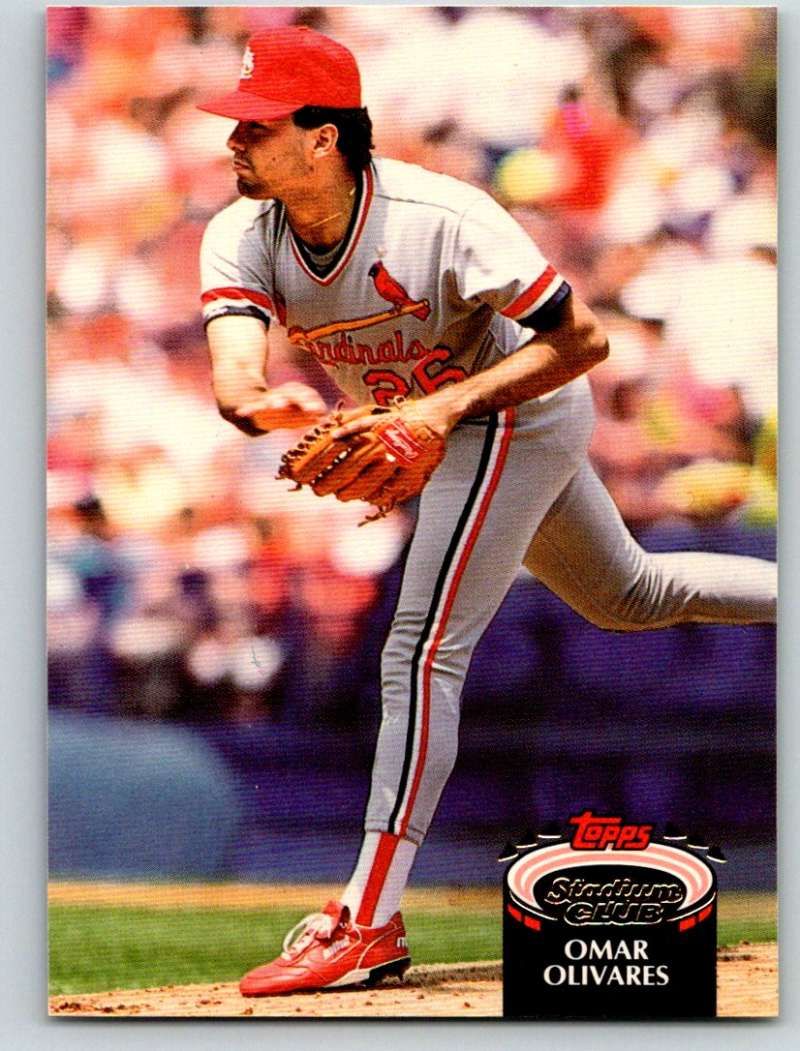 1992 Stadium Club #386 Omar Olivares Mint Image 1