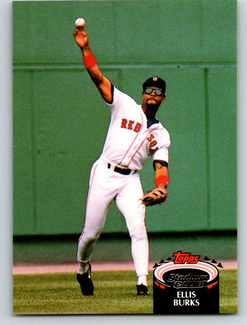 1992 Stadium Club #399 Ellis Burks Mint Image 1