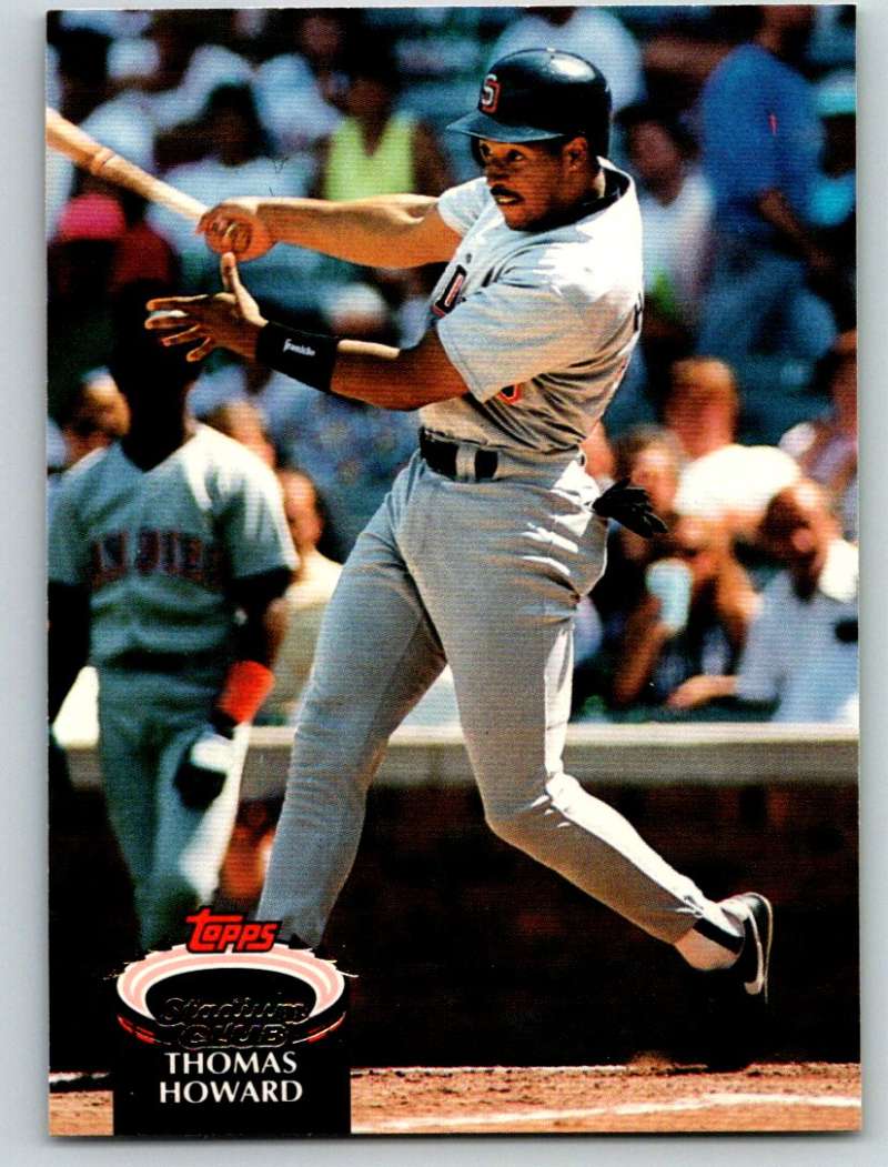 1992 Stadium Club #401 Thomas Howard Mint Image 1