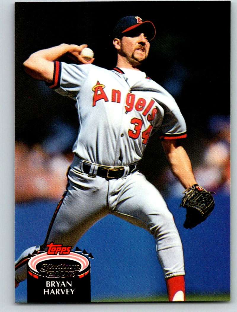 1992 Stadium Club #410 Bryan Harvey Mint Image 1