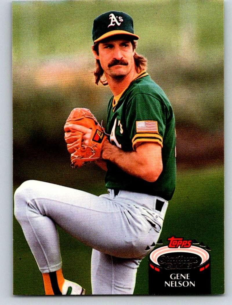 1992 Stadium Club #414 Gene Nelson Mint Image 1