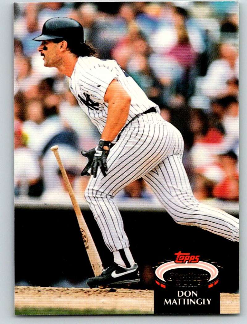 1992 Stadium Club #420 Don Mattingly Mint Image 1