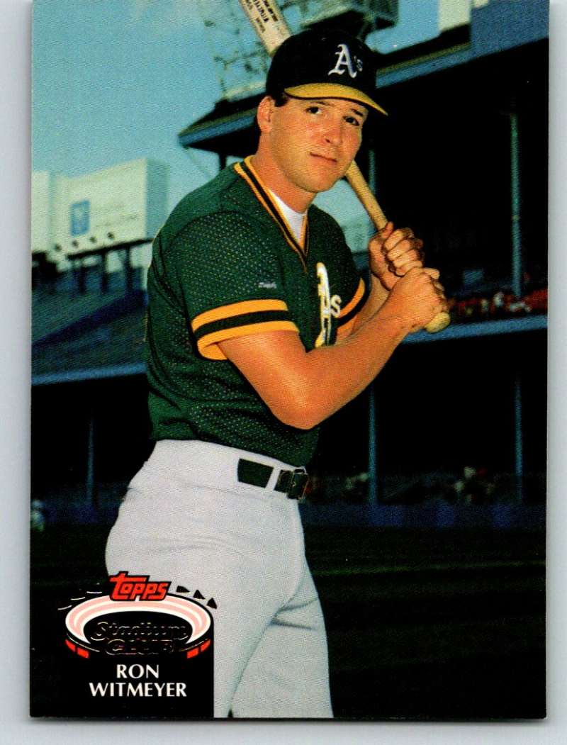 1992 Stadium Club #435 Ron Witmeyer Mint RC Rookie Image 1