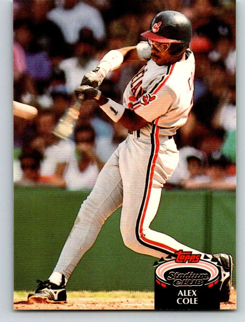 1992 Stadium Club #437 Alex Cole Mint Image 1