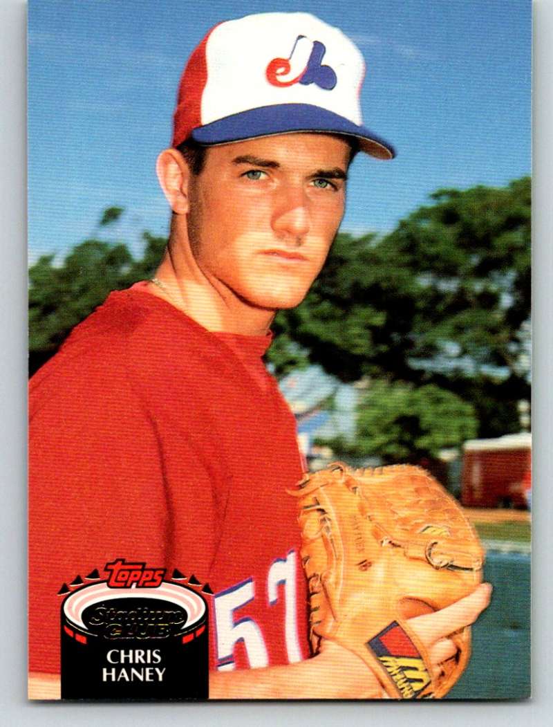 1992 Stadium Club #449 Chris Haney Mint Image 1