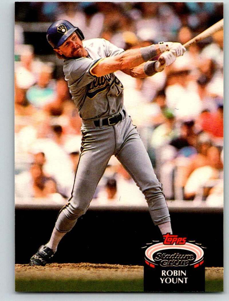 1992 Stadium Club #450 Robin Yount Mint Image 1