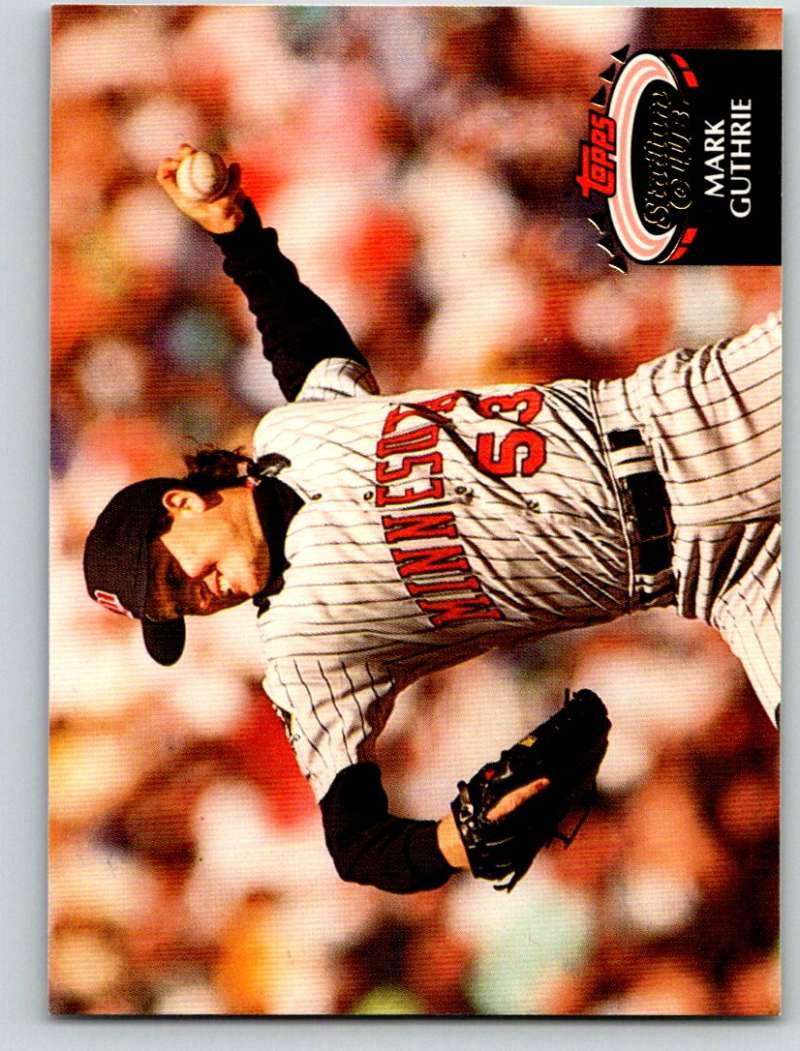 1992 Stadium Club #456 Mark Guthrie Mint Image 1