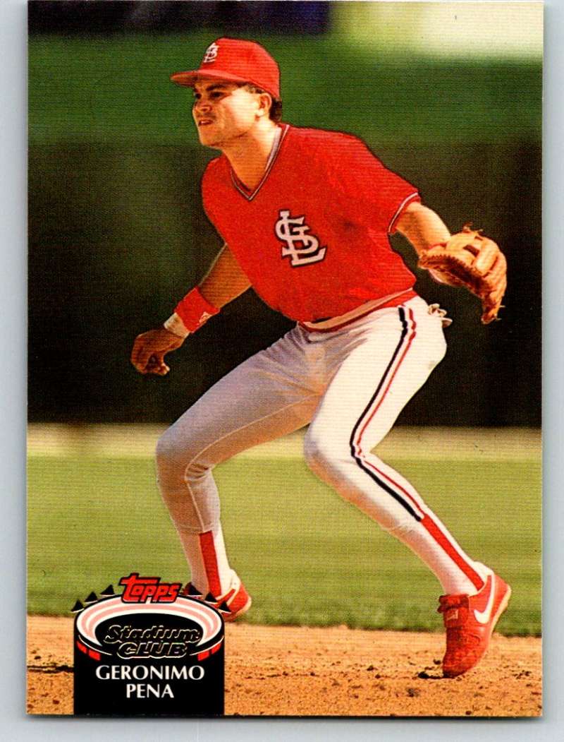 1992 Stadium Club #466 Geronimo Pena Mint Image 1