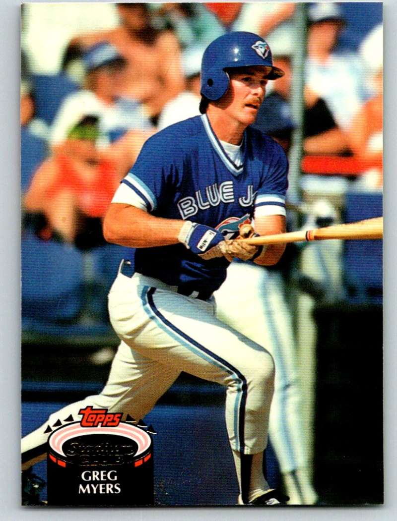 1992 Stadium Club #468 Greg Myers Mint Image 1