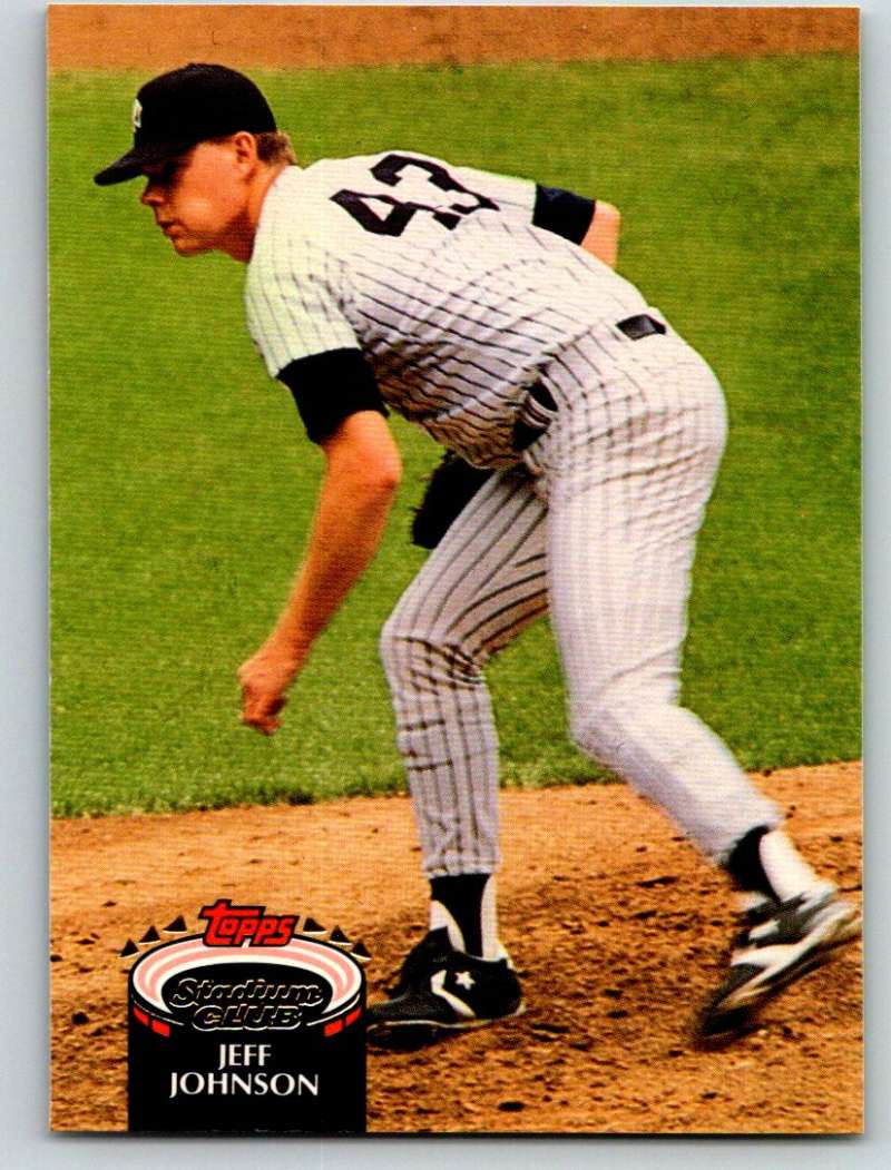1992 Stadium Club #471 Jeff Johnson Mint Image 1