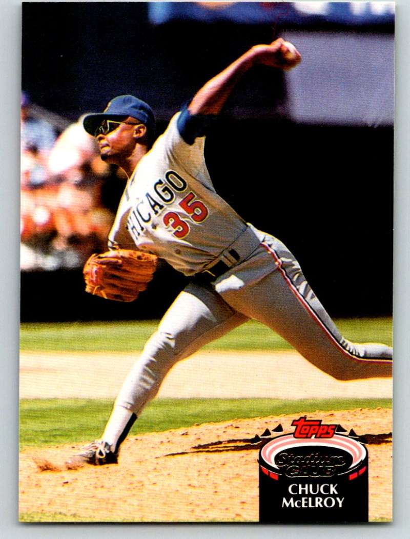 1992 Stadium Club #474 Chuck McElroy Mint Image 1