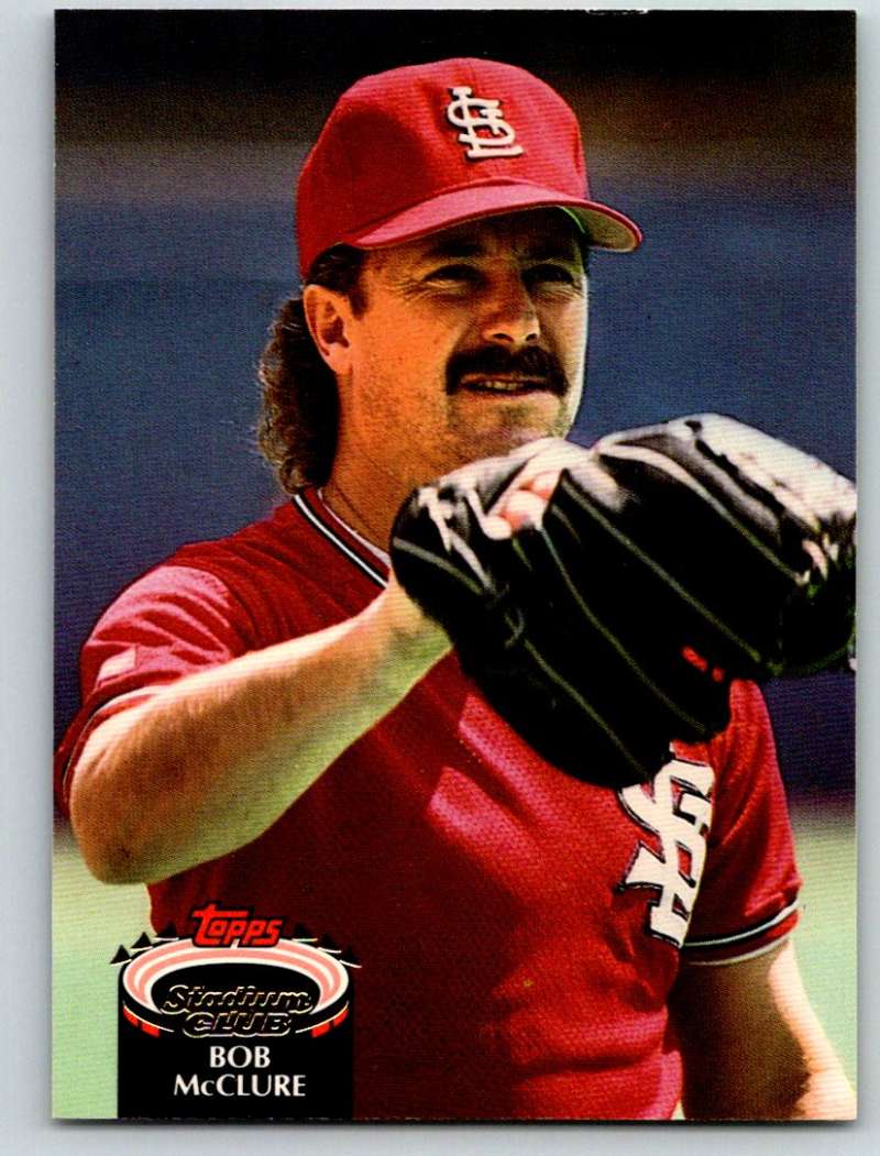 1992 Stadium Club #484 Bob McClure Mint Image 1