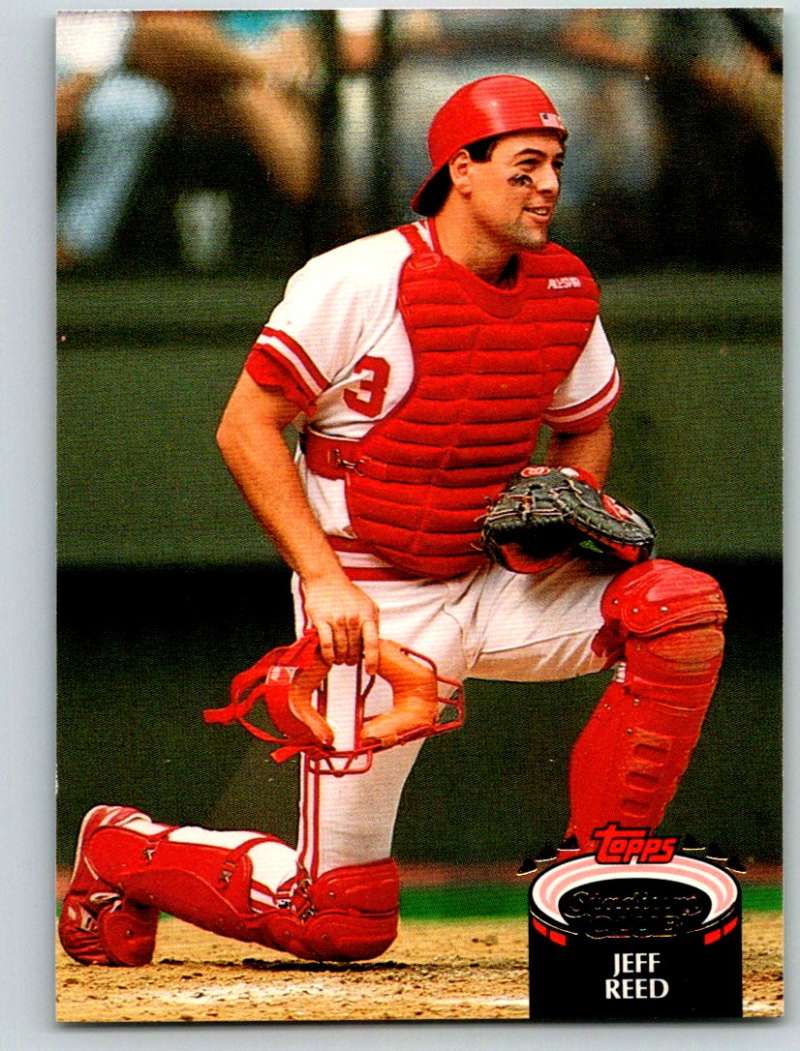1992 Stadium Club #487 Jeff Reed Mint Image 1