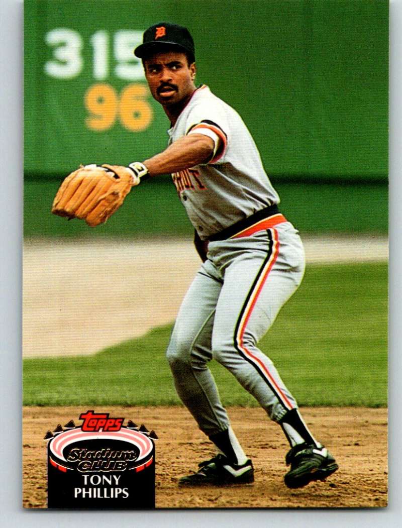1992 Stadium Club #488 Tony Phillips Mint Image 1