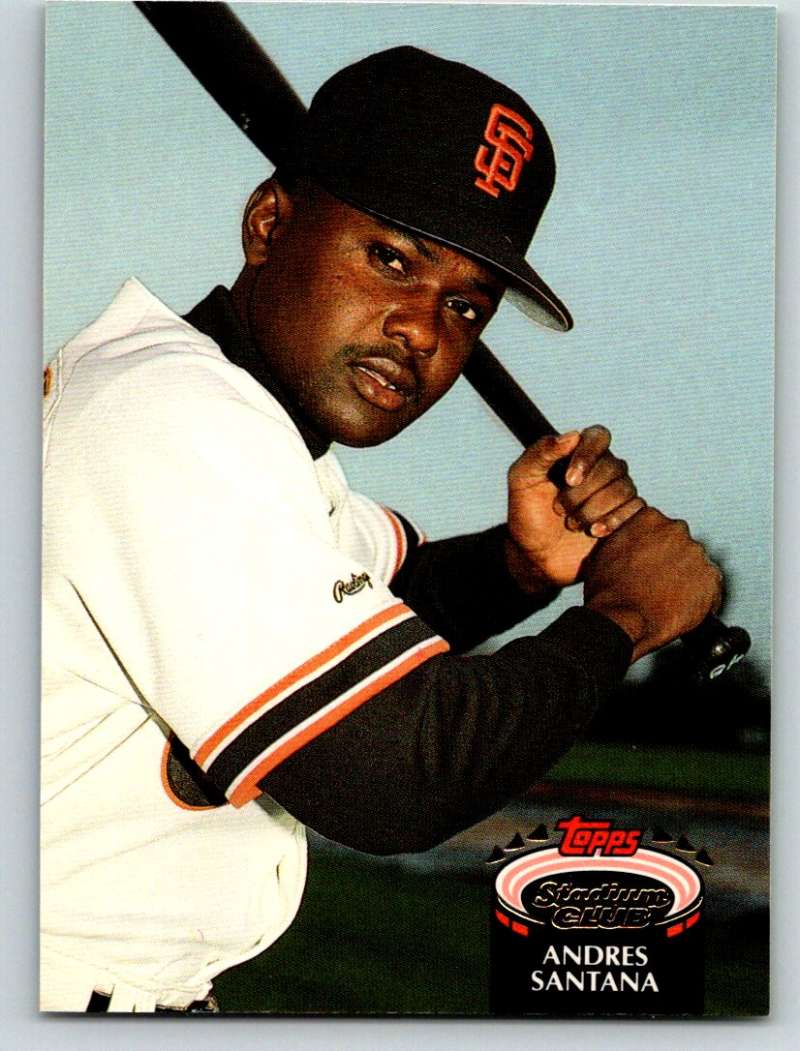 1992 Stadium Club #491 Andres Santana Mint Image 1