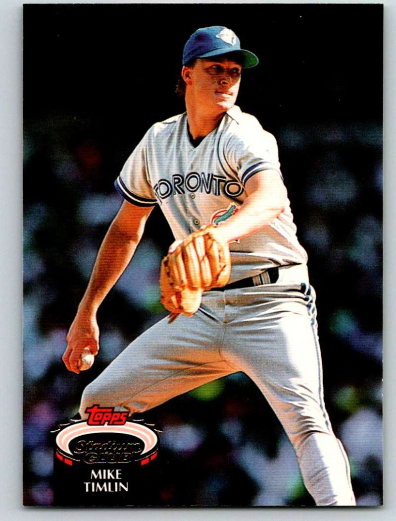 1992 Stadium Club #493 Mike Timlin Mint Image 1
