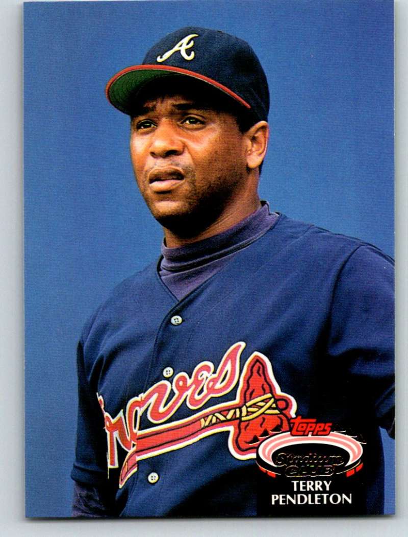 1992 Stadium Club #510 Terry Pendleton Mint Image 1
