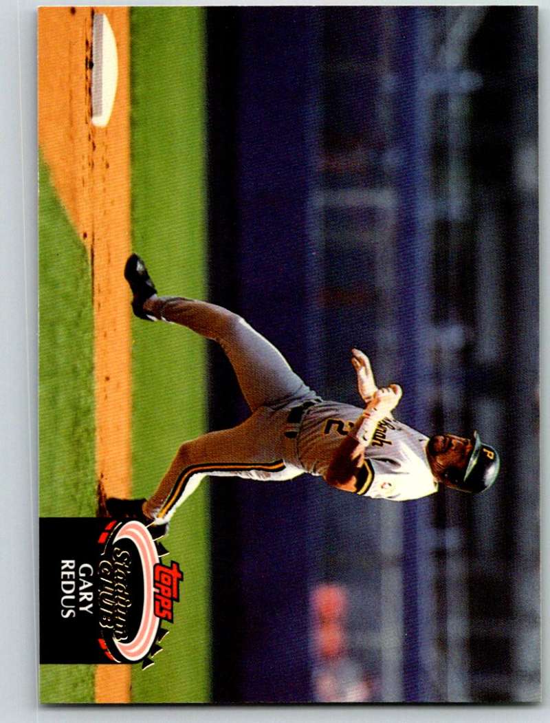 1992 Stadium Club #524 Gary Redus Mint Image 1