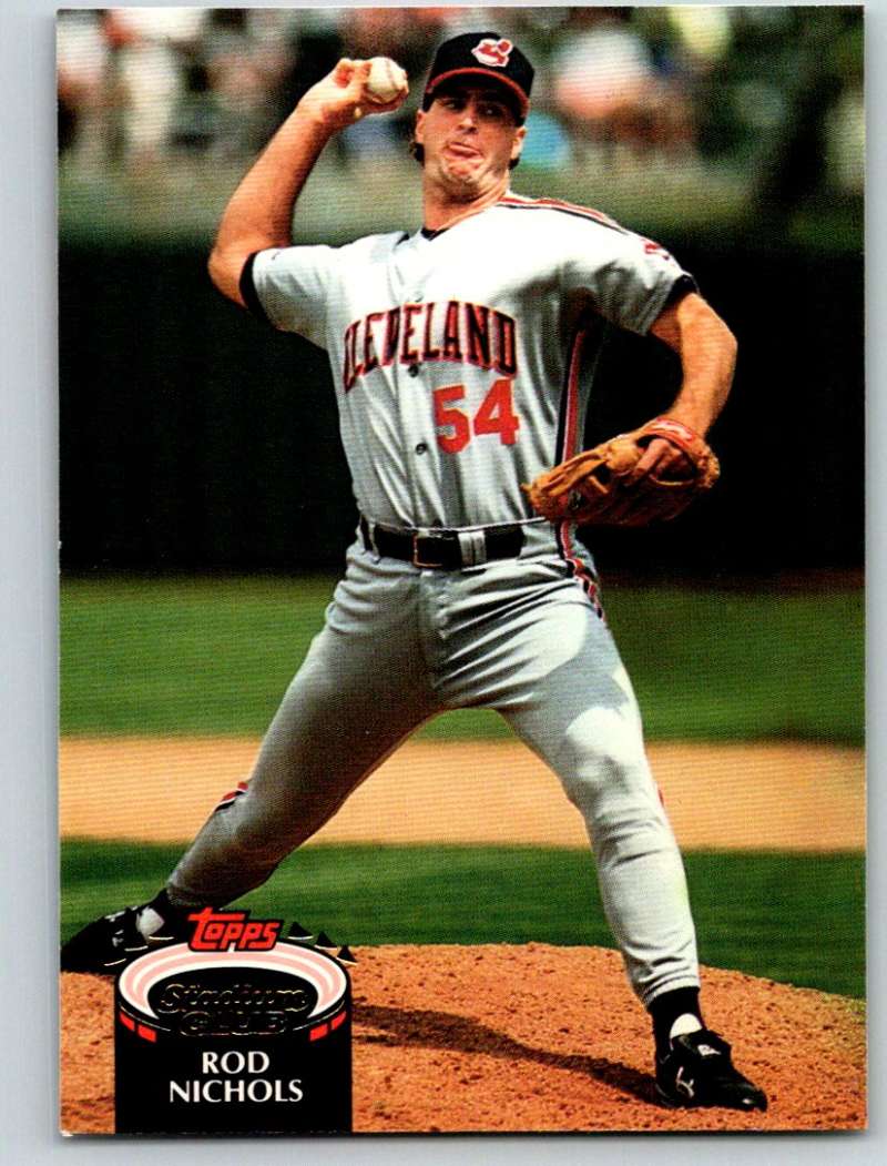 1992 Stadium Club #534 Rod Nichols Mint Image 1