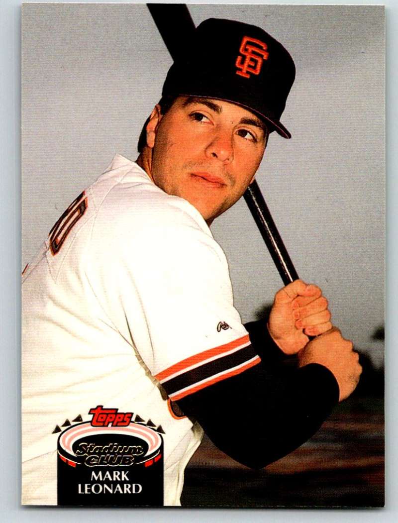 1992 Stadium Club #538 Mark Leonard Mint Image 1