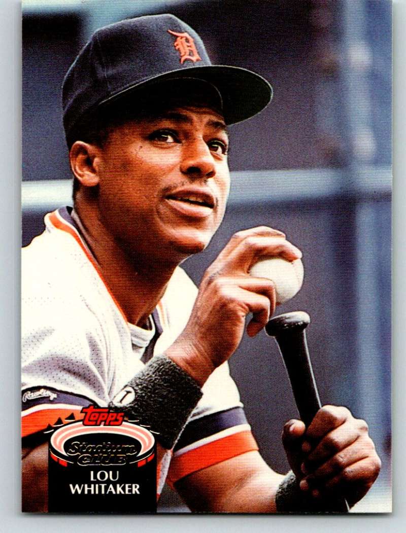 1992 Stadium Club #550 Lou Whitaker Mint Image 1