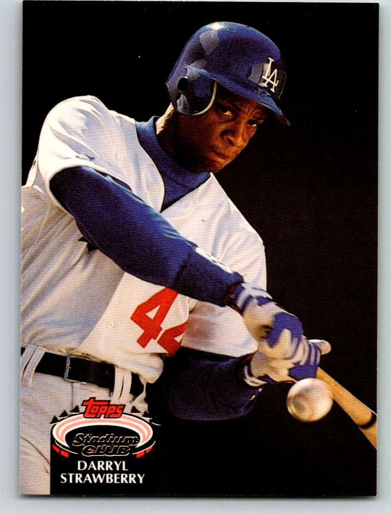 1992 Stadium Club #560 Darryl Strawberry Mint Image 1