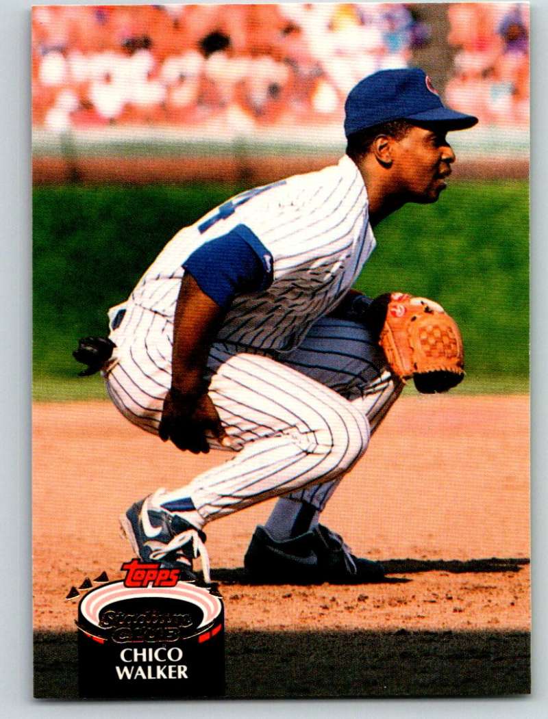 1992 Stadium Club #564 Chico Walker Mint Image 1