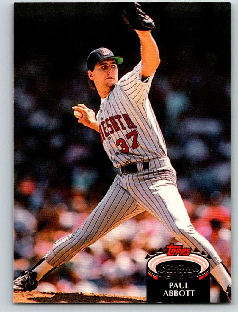 1992 Stadium Club #567 Paul Abbott Mint Image 1
