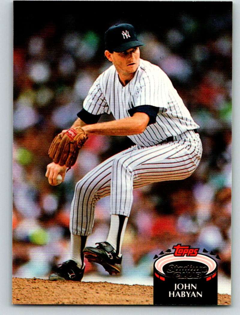 1992 Stadium Club #576 John Habyan Mint Image 1